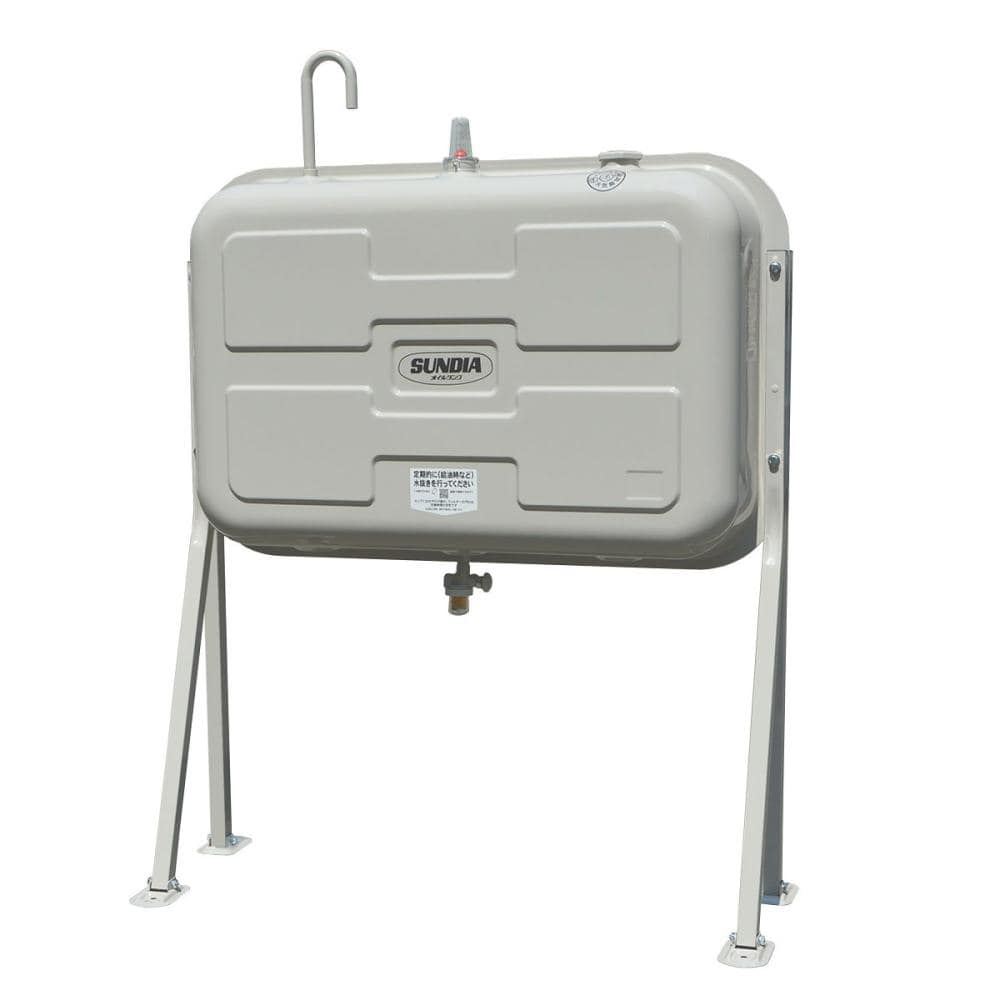 サンダイヤ　オイルタンク１９８型　壁ピタハーフタイプ　屋外用　配管専用　ＫＨ３－１９８ＳＪ１３０３