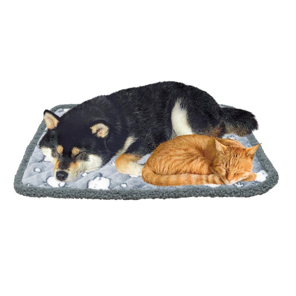 電気のいらない　暖か、ほこほこ保温マット　Ｍ　もふもふシマエナガ