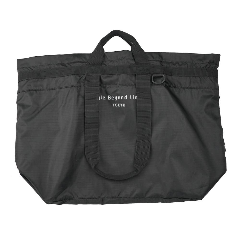 ＲＦトレード　折りたたみエコバッグ　ブラック
