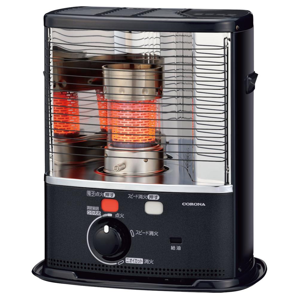 コロナ　反射型　石油ストーブ　木造７畳　電子点火式　ダークグレー　ＫＣＰ―Ｅ２４２５Ｙ（ＨＤ）