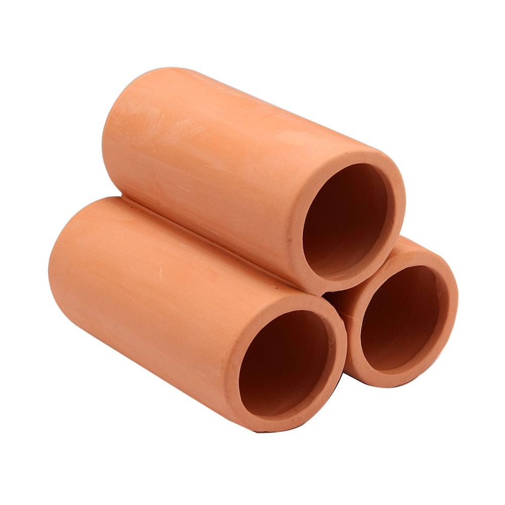 癒し水景　丸土管　ミニ３連