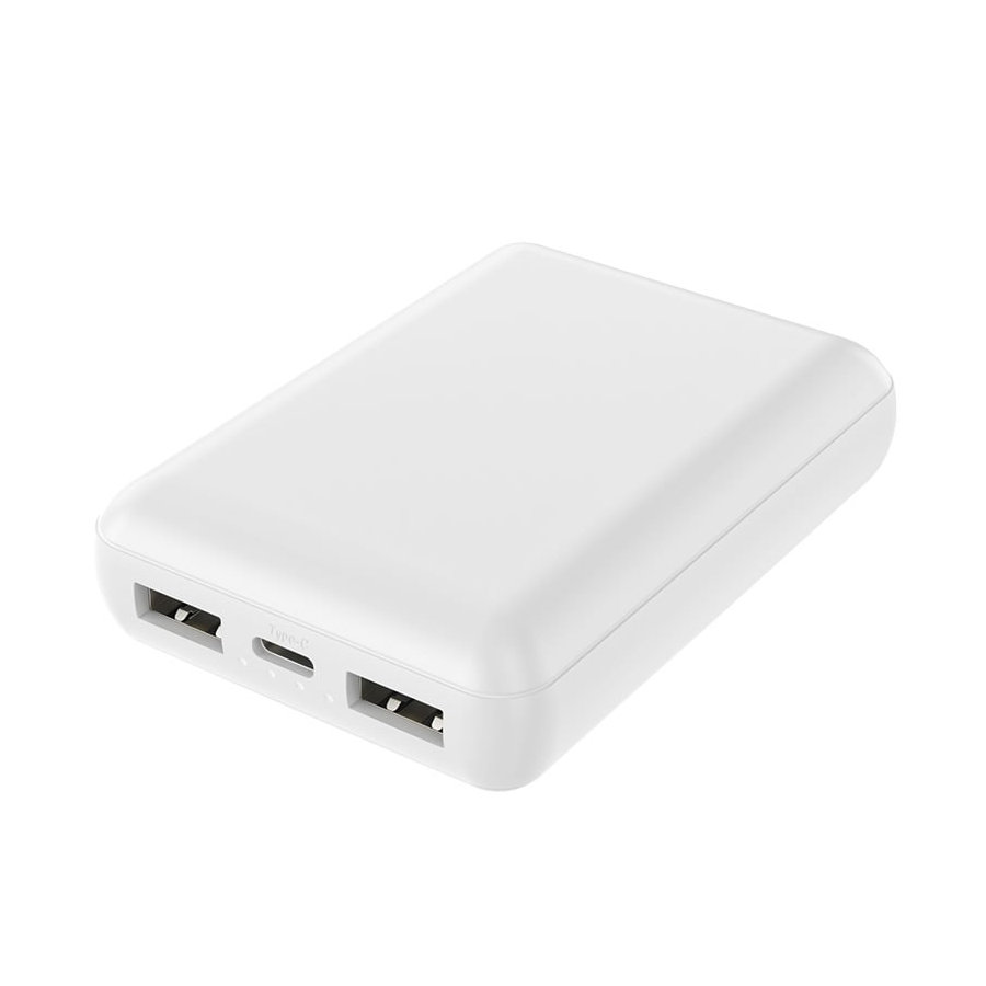 磁気研究所　モバイルバッテリー　１００００ｍＡｈ　白