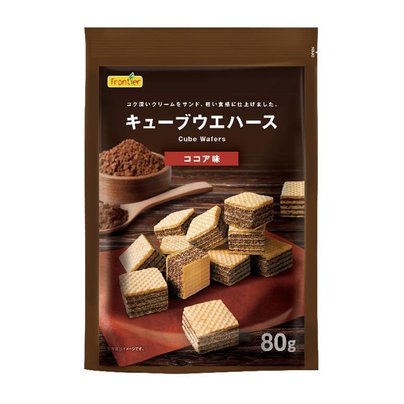 エヌエス　キューブウエハース　ココア味　８０ｇ