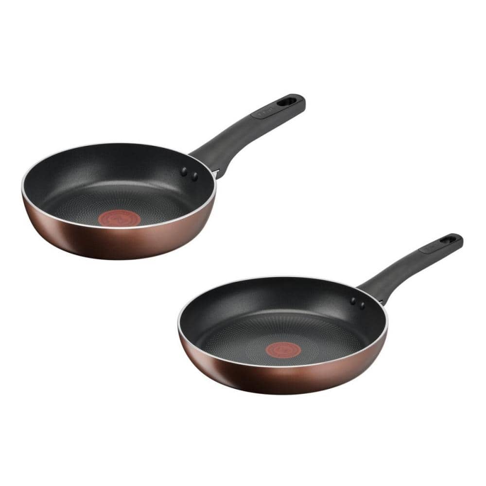 ティファール　フライパン　ＩＨチタン・エクセレンス　モカ　２点セット