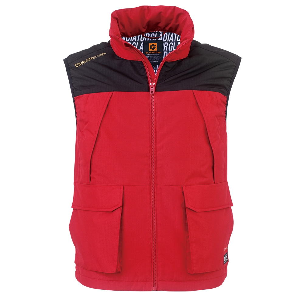 コーコス信岡　ボルトヒート　ベスト　レッド　３Ｌ　Ｇ－８０４９