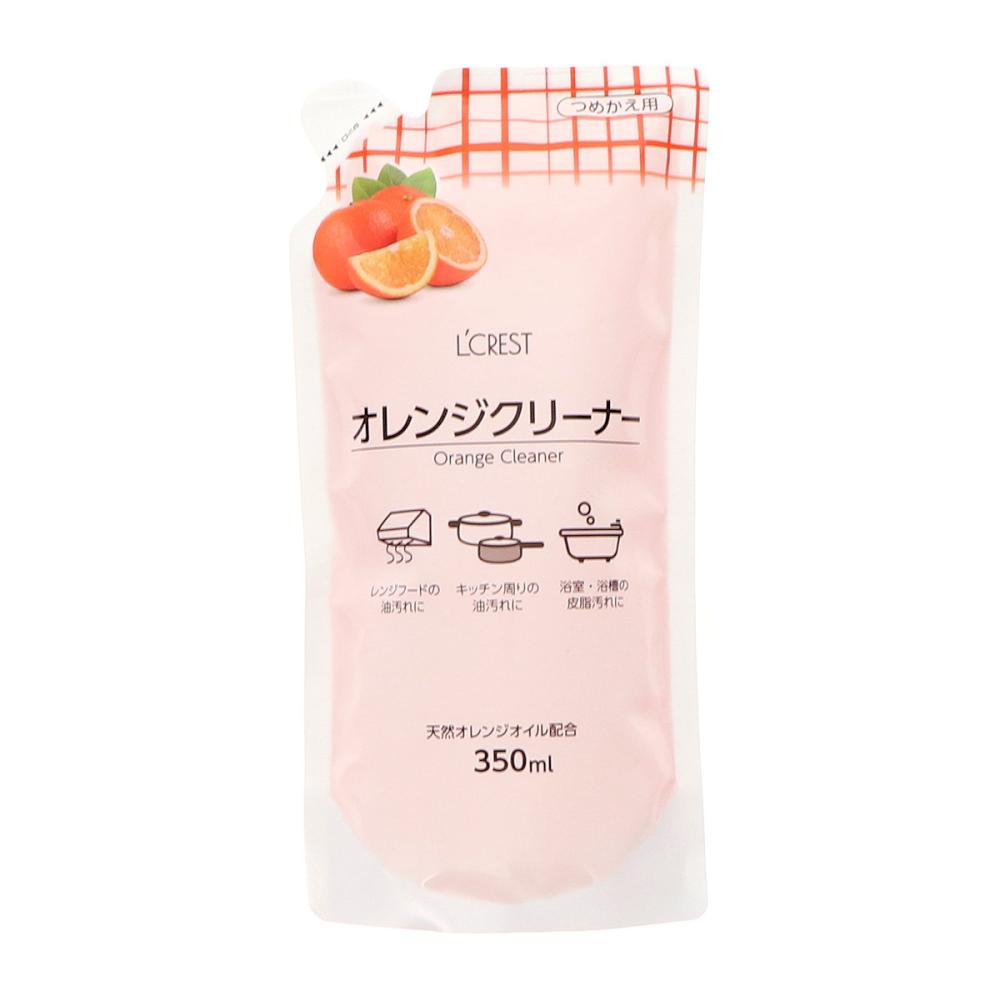 Ｌ’ＣＲＥＳＴ（ルクレスト）　オレンジクリーナー　詰め替え用　３５０ｍＬ