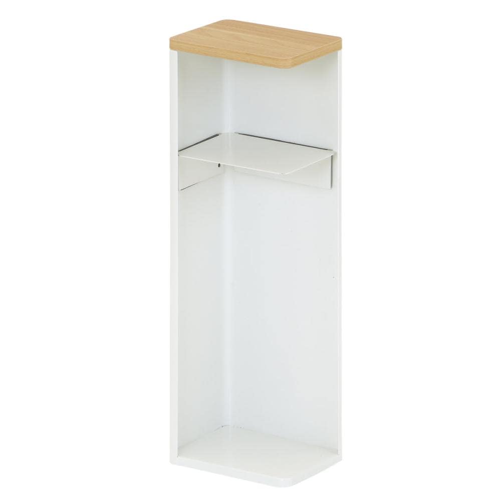 アテーナライフ　マグネット板付きトイレ収納ラック　小　１６×５０×１２ｃｍ