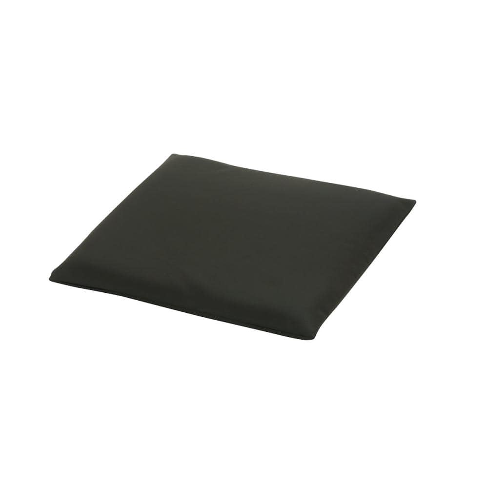 レザー調座布団カバー　ブラック　５０×５０ｃｍ