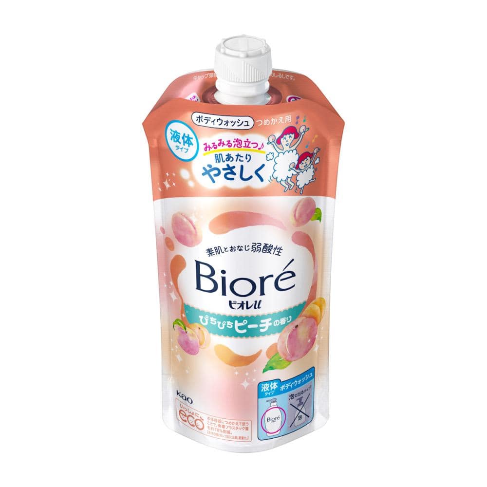 花王　ビオレｕ　ぴちぴちピーチ　詰め替え用　３２０ｍＬ