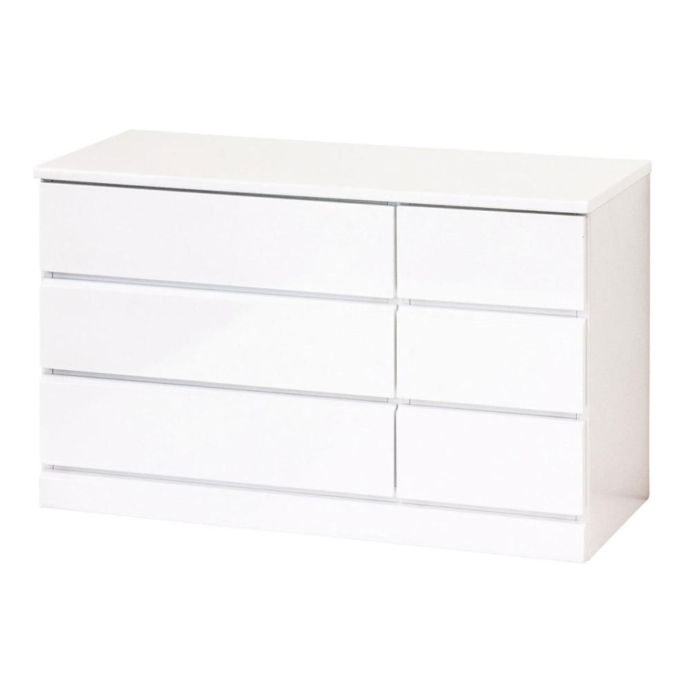 クロシオ　シャインローチェスト　引出小３杯／大３杯　完成品　２３６９３