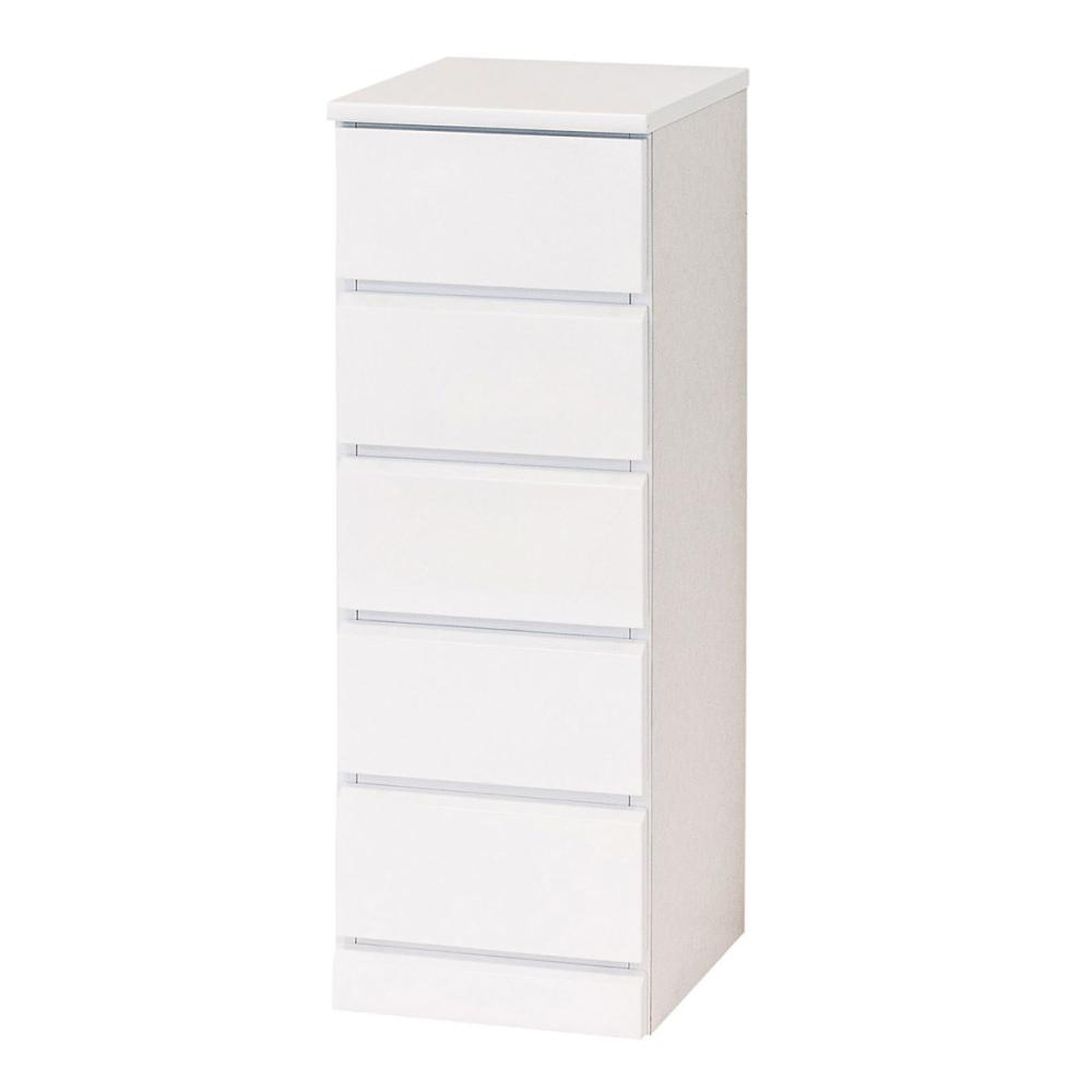 クロシオ　シャインスリムチェスト　５段　引出小５杯　完成品　２３６９７