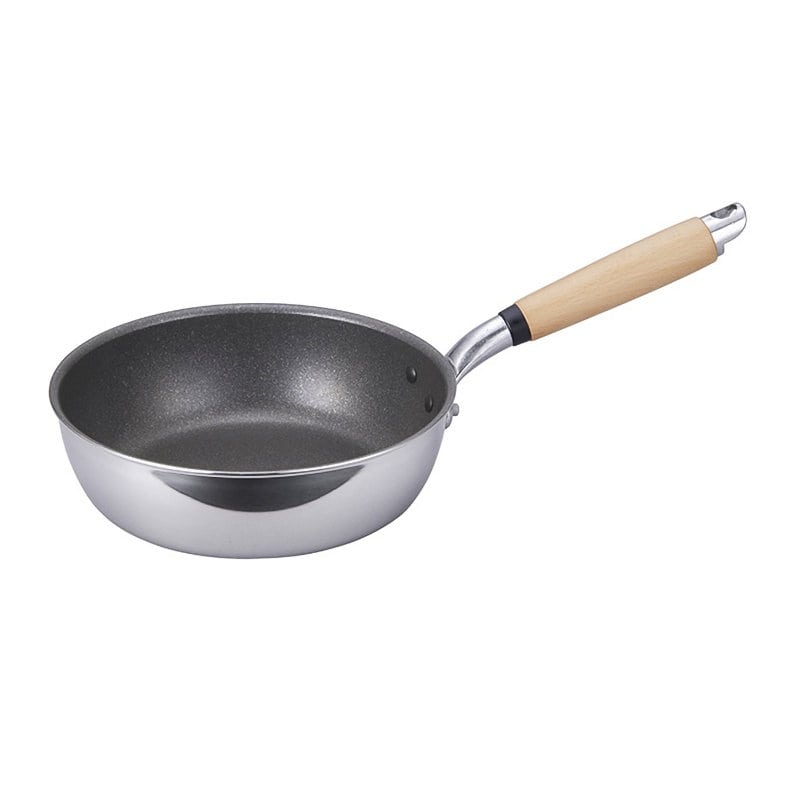 北陸アルミニウム　極ふかみ　ＩＨ対応　深型フライパン　２２ｃｍ