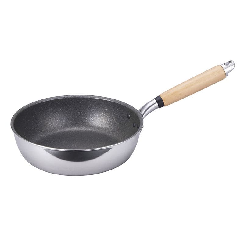 北陸アルミニウム　極ふかみ　ＩＨ対応　深型フライパン　２４ｃｍ