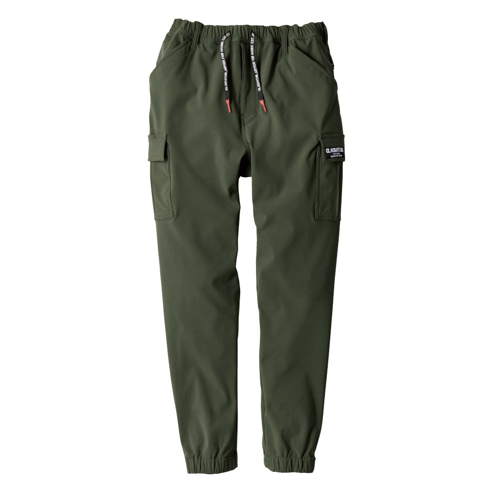 コーコス信岡　グラディエーター　４ＷＡＹストレッチライトウォーム　ジョガーカーゴパンツ　アーミー　ＸＬ　Ｇ－２２１５