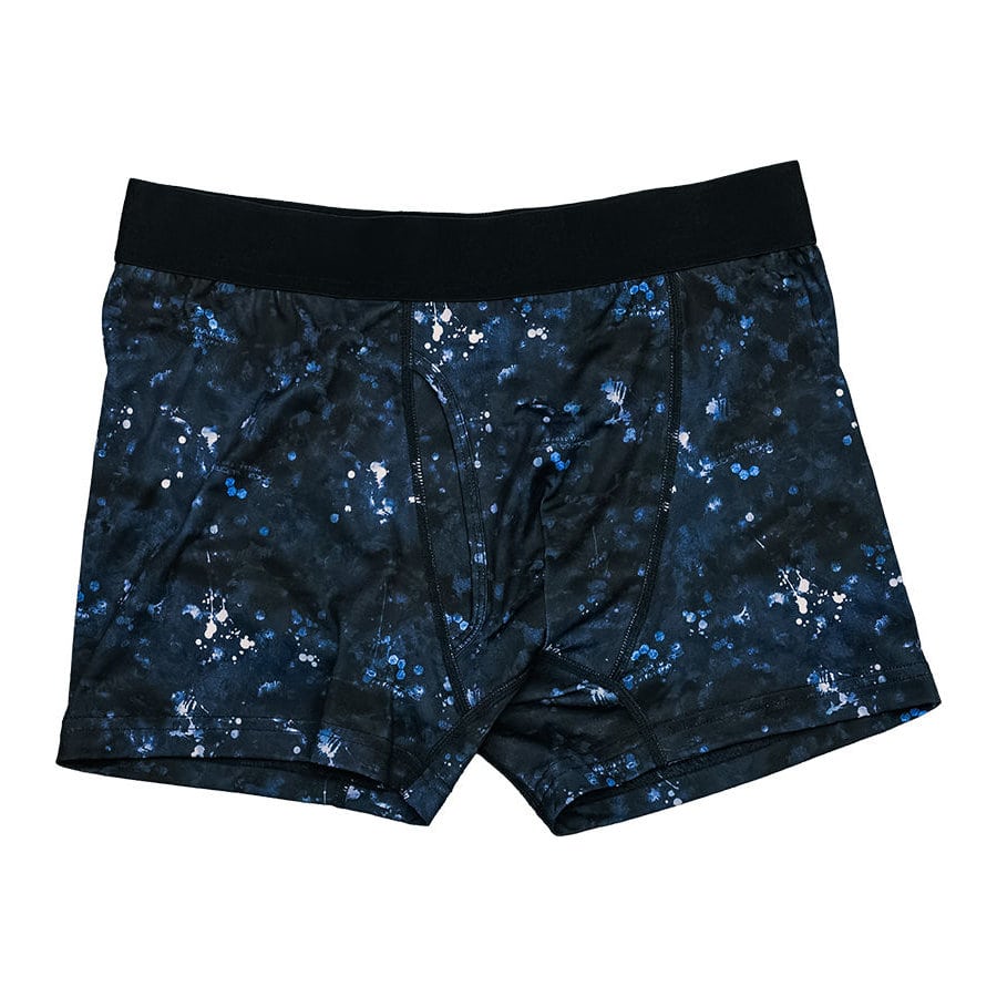 寿ニット　ドライ＆ストレッチ　グラフィック　ボクサーパンツ　２３１０　紺　Ｌ