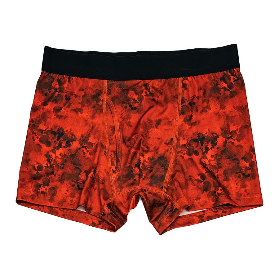 寿ニット　ドライ＆ストレッチ　グラフィック　ボクサーパンツ　２３１０　赤　Ｌ