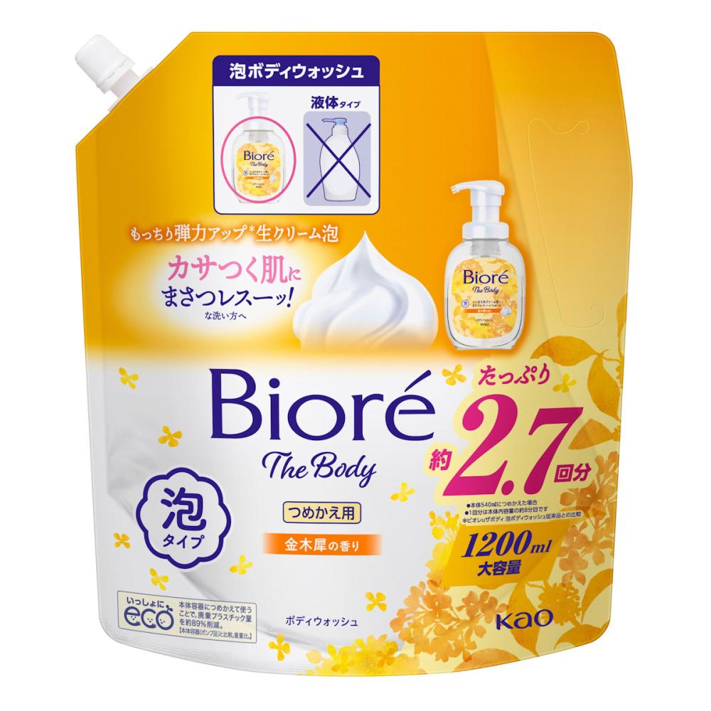 花王　ビオレ　ザ　ボディ　泡タイプ　金木犀　詰め替え用　１２００ｍＬ
