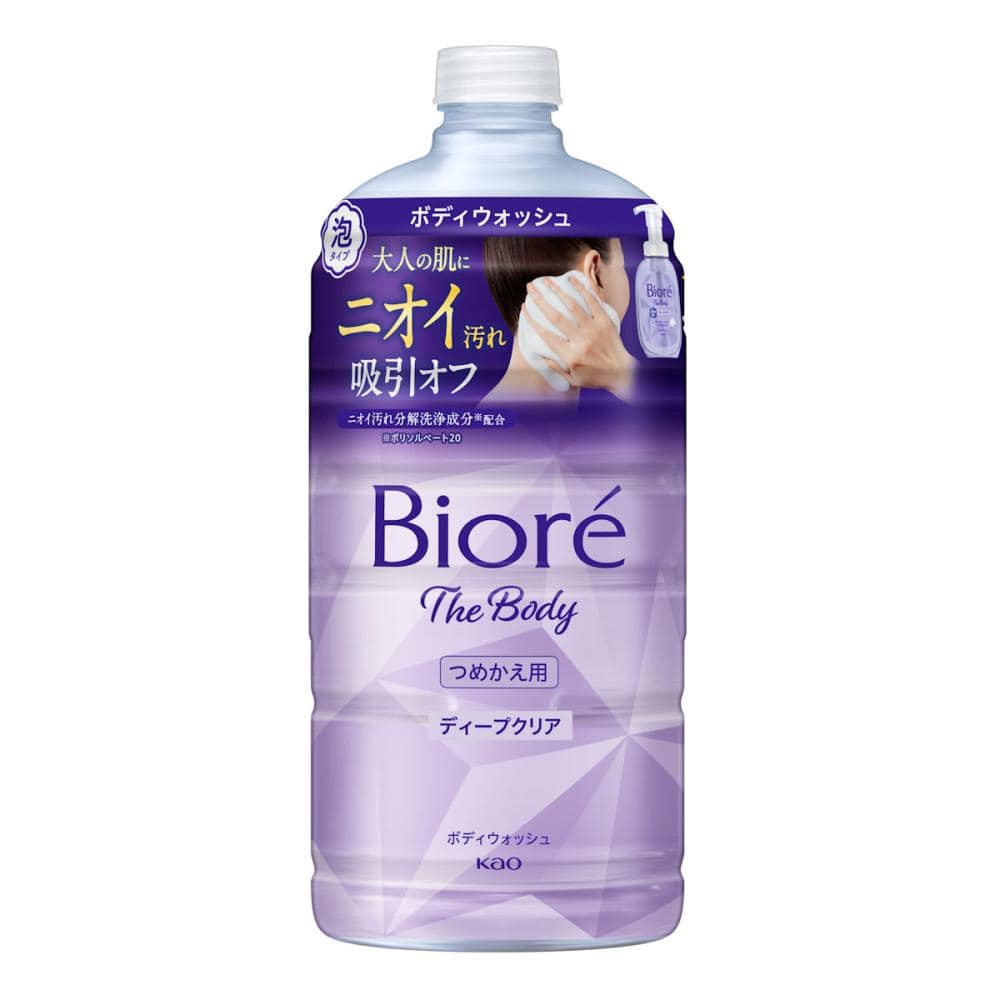 花王　ビオレ　ザ　ボディ　泡タイプ　ディープクリア　詰め替え用　７４０ｍＬ