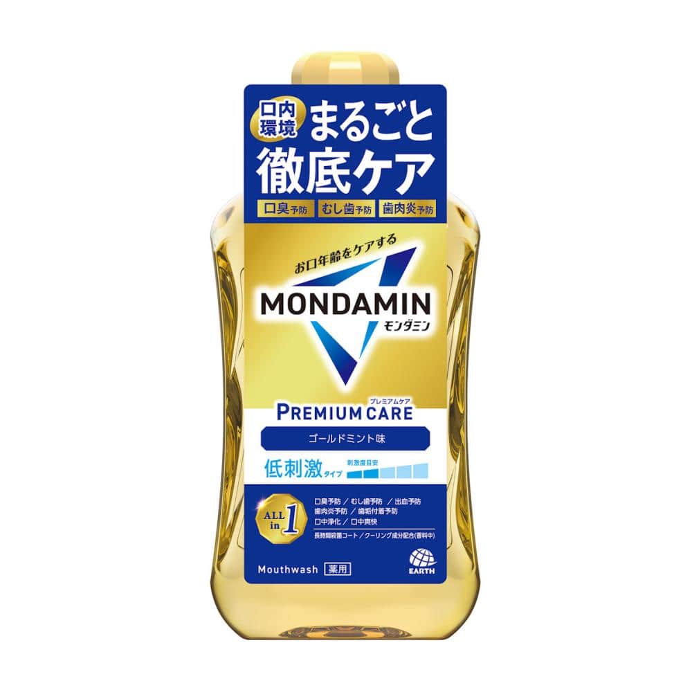 アース製薬　モンダミン　プレミアムケア　ゴールドミント　１０００ｍＬ