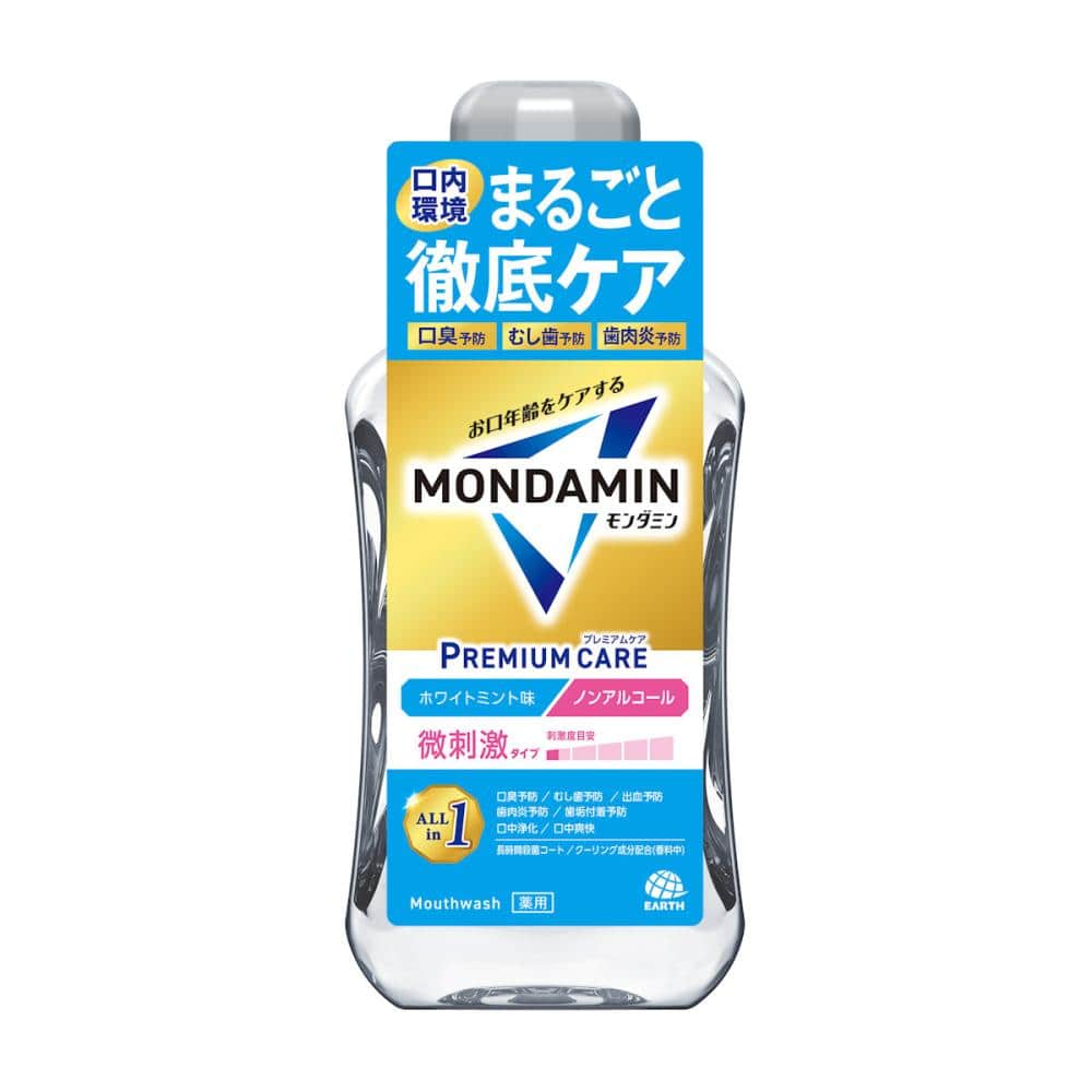 アース製薬　モンダミン　プレミアムケア　ホワイトミント　６００ｍＬ