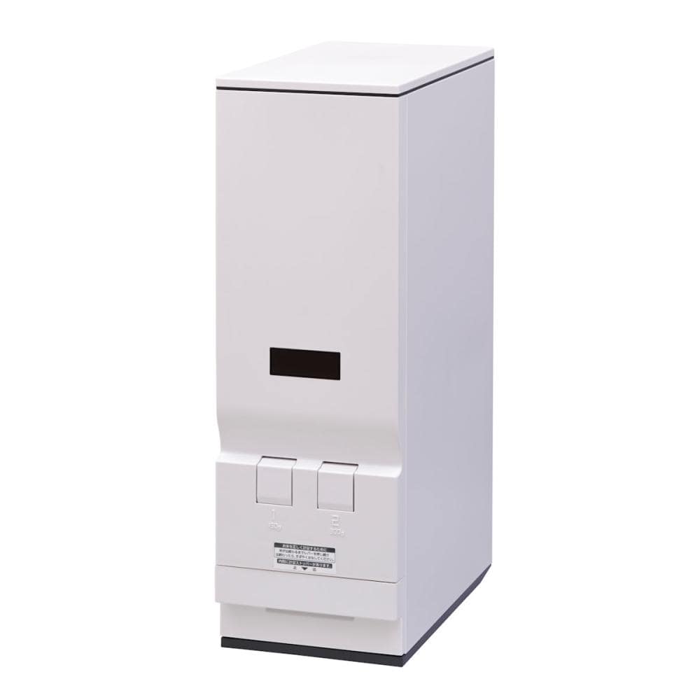 エムケー精工　ＭＫ米びつ　ライスエース　米収納量２３ｋｇ　幅２１×奥行３８．５×高さ６３ｃｍ　ＲＣ－１２３Ｗ