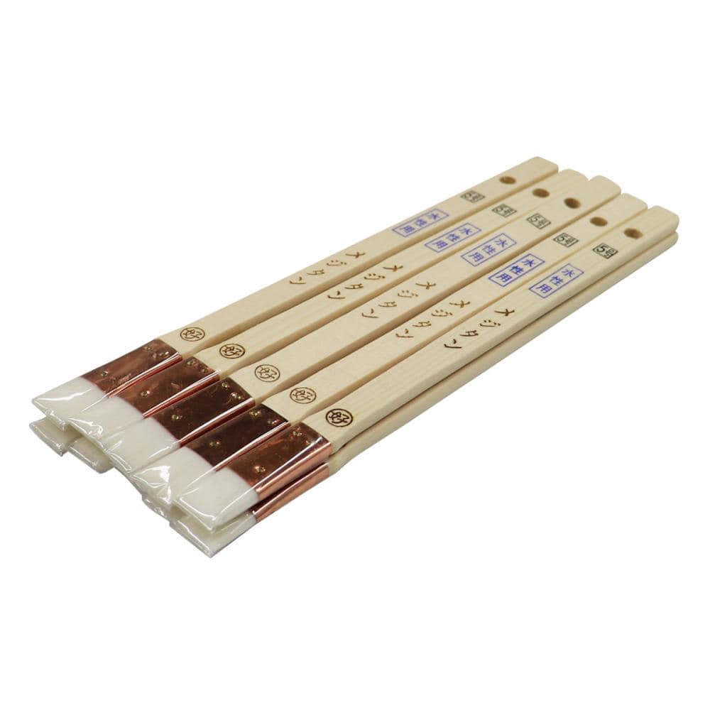 好川産業　目地刷毛　メジタン　白毛化繊　５号　１５ｍｍ　１０本入り