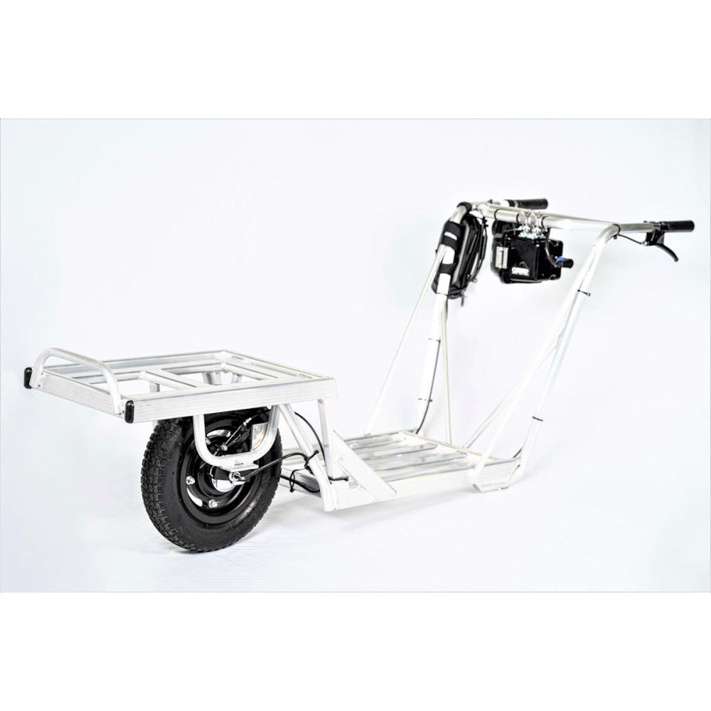 ＣｕｂｏＲｅｘ（キューボレックス）　コンテナ用アルミ電動一輪車　（バッテリーなし・充電器なし・ブレーキ付）