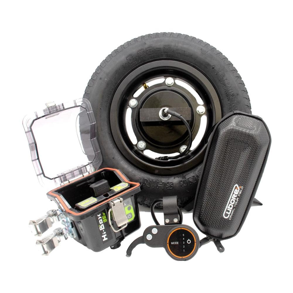 ＣｕｂｏＲｅｘ（キューボレックス）　一輪車電動化キット　Ｅ－ｃａｔｋｉｔ２　（バッテリー充電器なし・ブレーキなし）