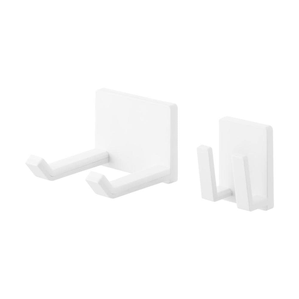 山崎実業　ドライヤー＆コードホルダー　ミスト　石こうボード壁対応　ホワイト