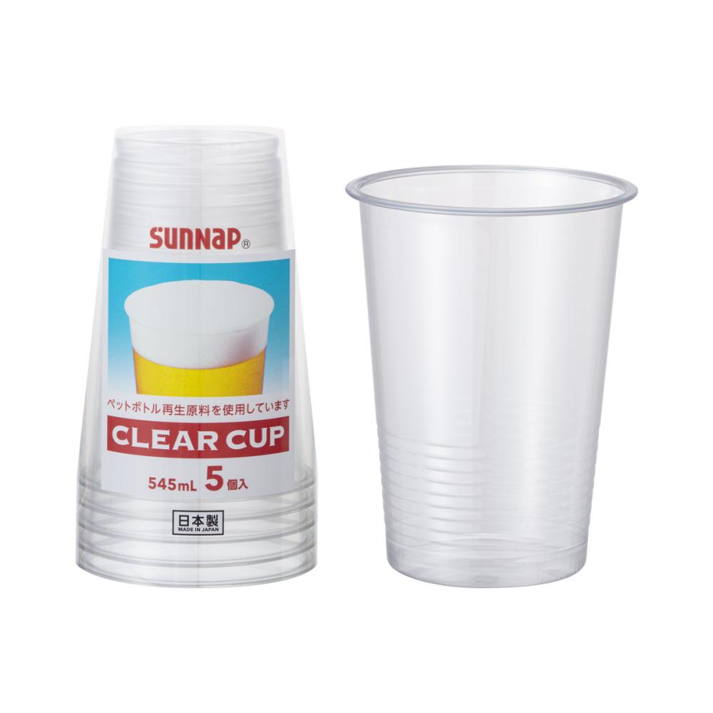サンナップ　クリアーカップ　５４５ｍＬ　５個入り　Ｃ５４０５Ｚ