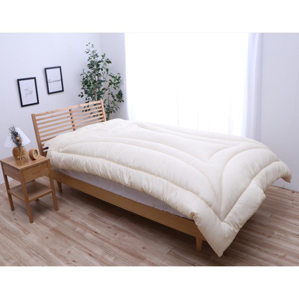 イケヒコ　洗えて乾燥できる掛布団　イリス　シングルロング　１５０×２１０ｃｍ