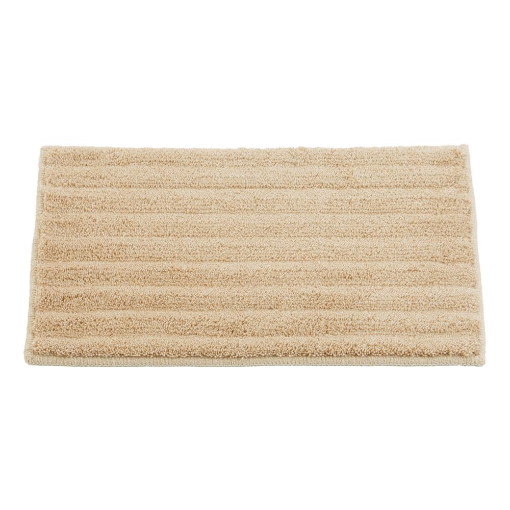 アテーナライフ　足元さらさらバスマット　ベージュ　３５×５０ｃｍ