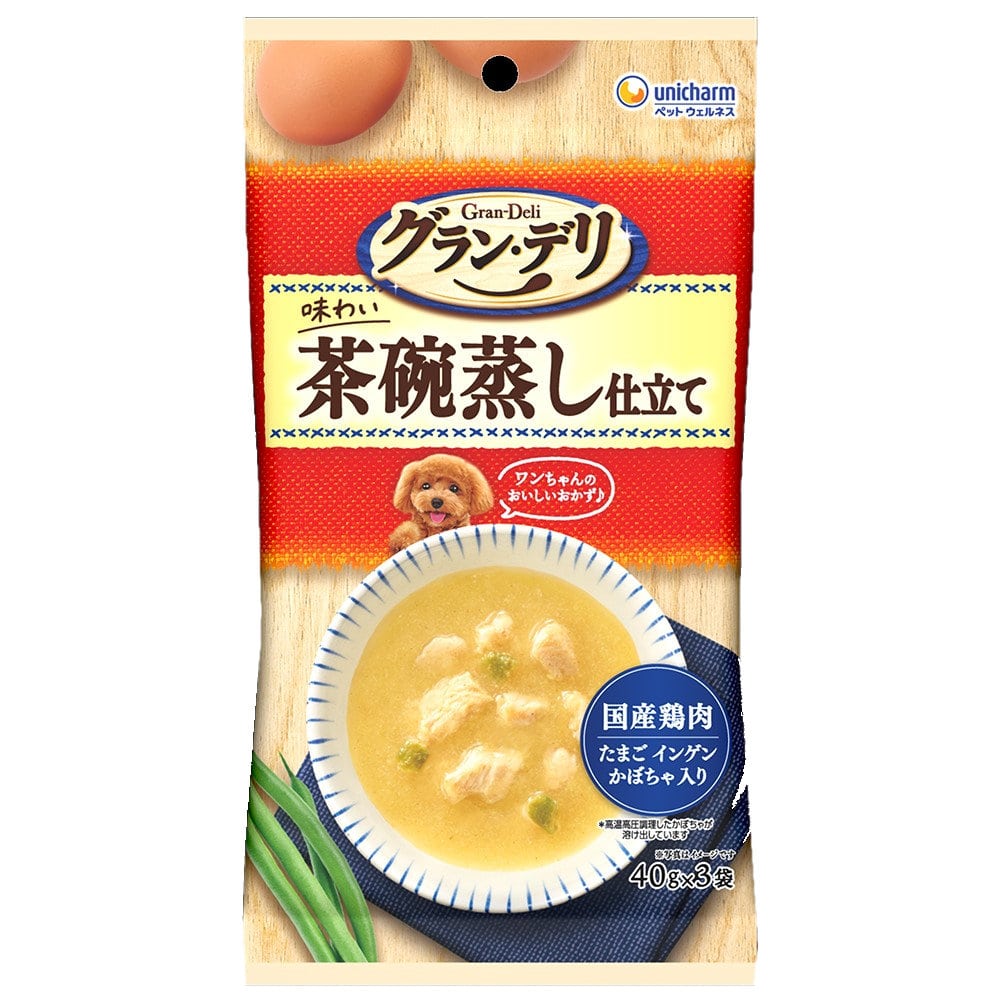 グラン・デリ　パウチ　茶碗蒸し仕立て　４０ｇ×３袋