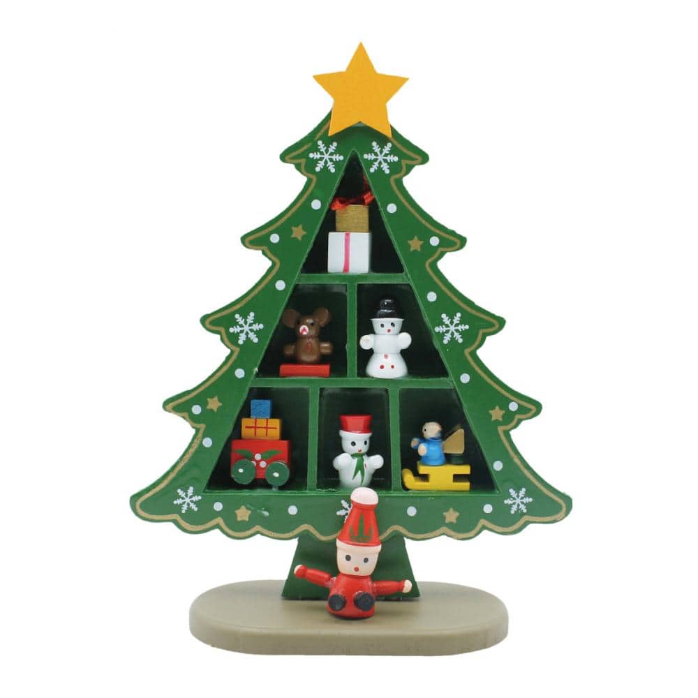 ウッドツリー　シェルフグリーン　１８．５ｃｍ