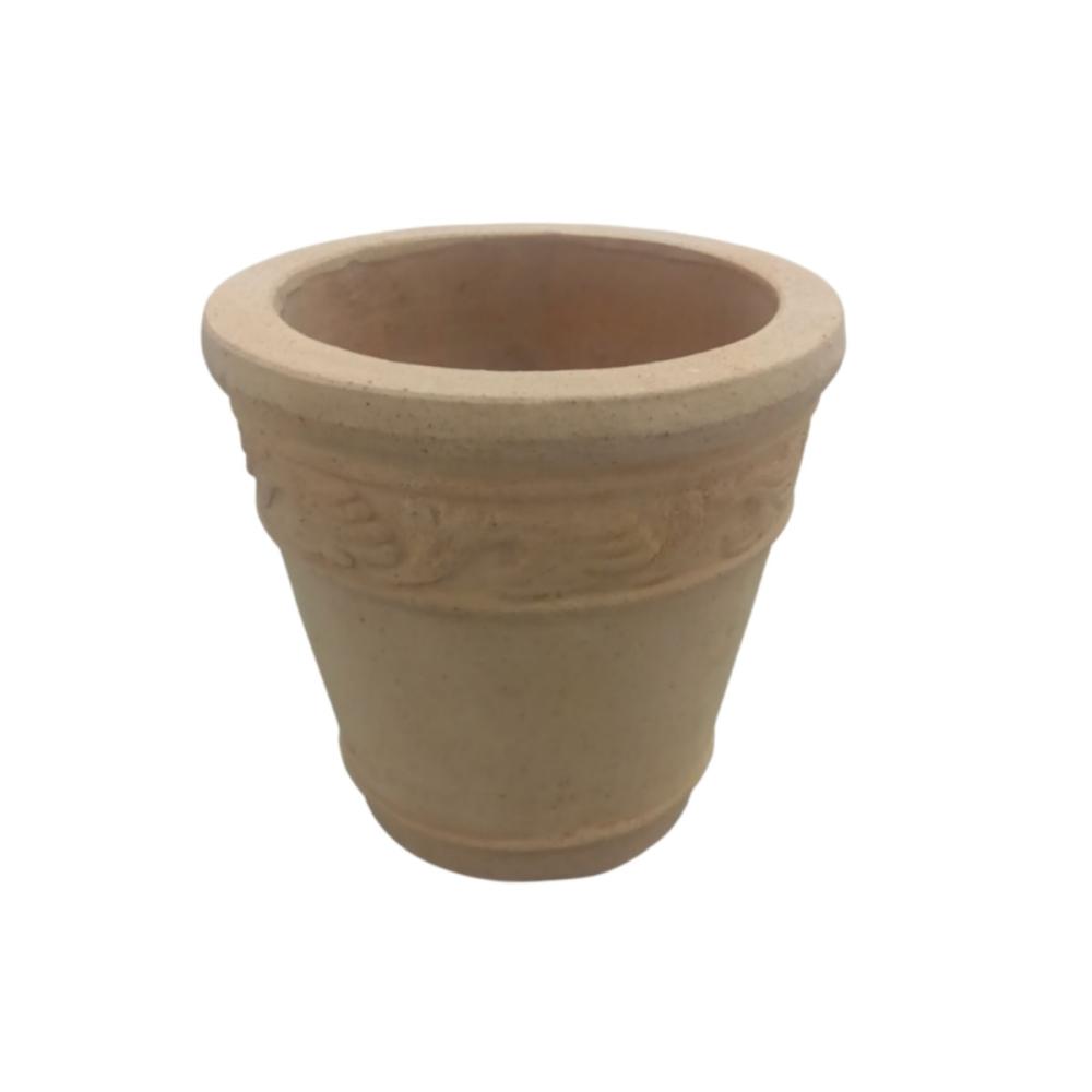 Ｂｒｅｅｚｙ　Ｇｒｅｅｎ　アンティーク調テラコッタ鉢　フロル　５号　ＲＯ