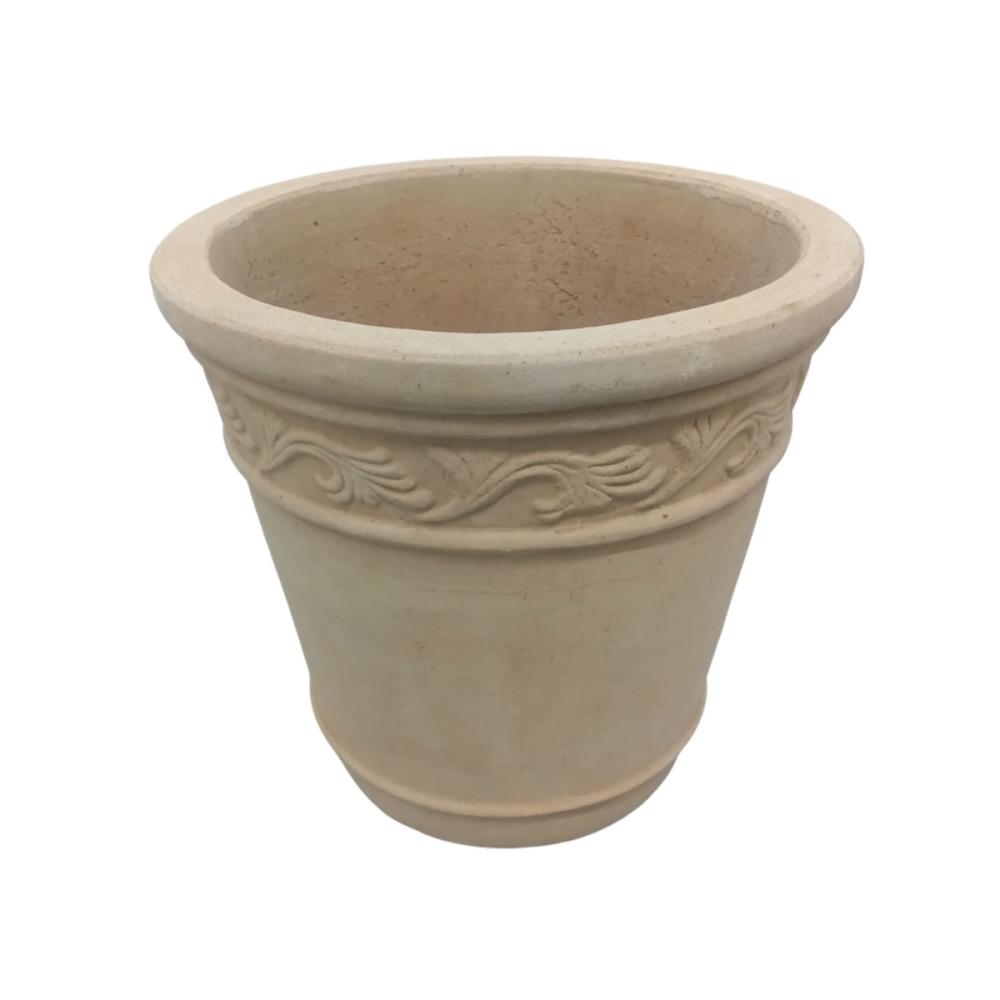 Ｂｒｅｅｚｙ　Ｇｒｅｅｎ　アンティーク調テラコッタ鉢　フロル　９．５号　ＲＯ