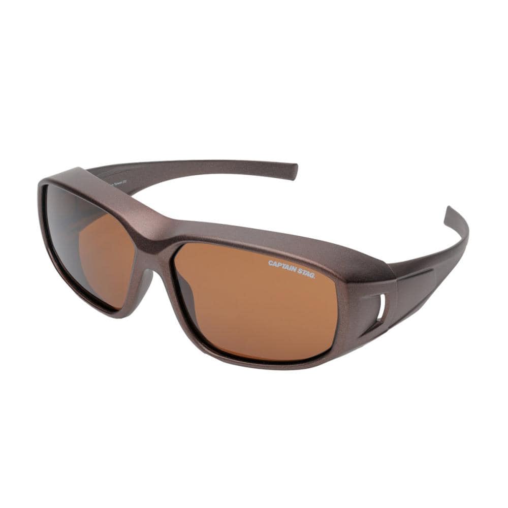 キャプテンスタッグ　オーバーグラス偏光サングラス　ＣＳＯ－００４－２