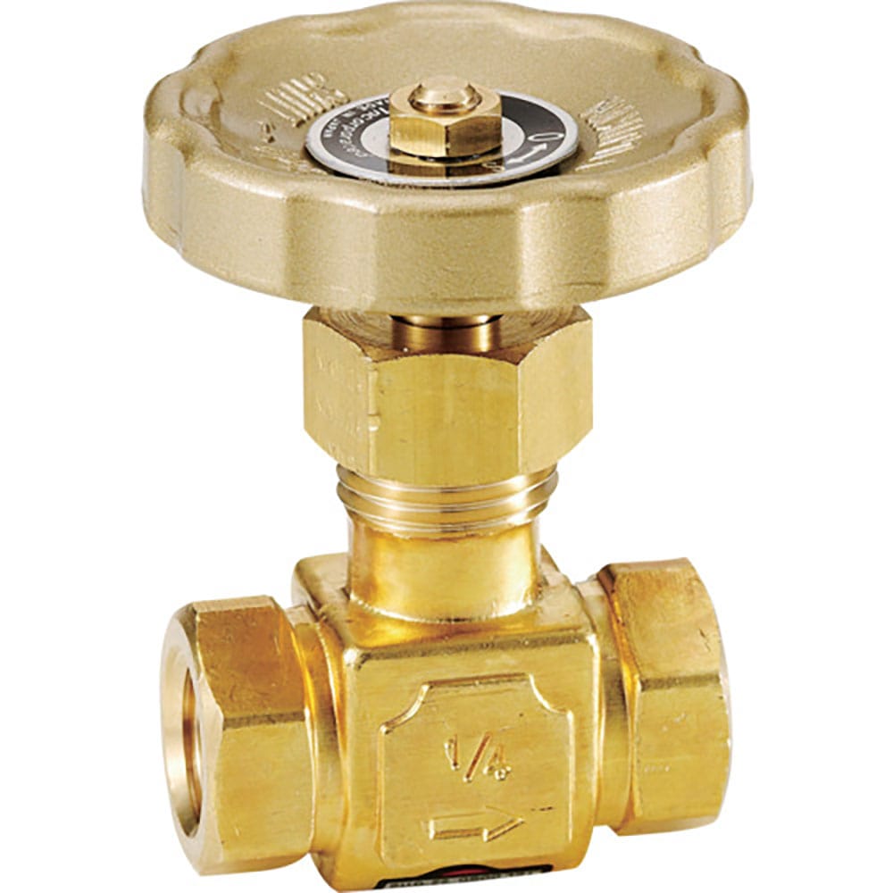 Ｆｕｊｉｋｉｎ　黄銅製ニードルバルブ３／８Ｂ　ＤＨ－１２Ｃ－Ｒ＿