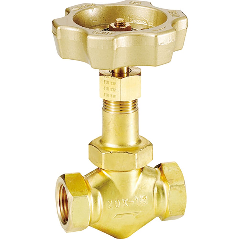 Ｆｕｊｉｋｉｎ　黄銅製ニードルバルブ１／２Ｂ　ＤＨ－１２Ｄ－Ｒ＿