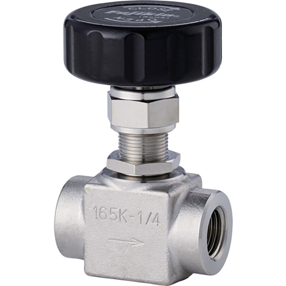 Ｆｕｊｉｋｉｎ　ＳＵＳ鋼製ニードルバルブ　１６．２ＭＰａＰＵＨ－１１６　ＰＵＨ－１１６Ｂ－ＳＨ＿