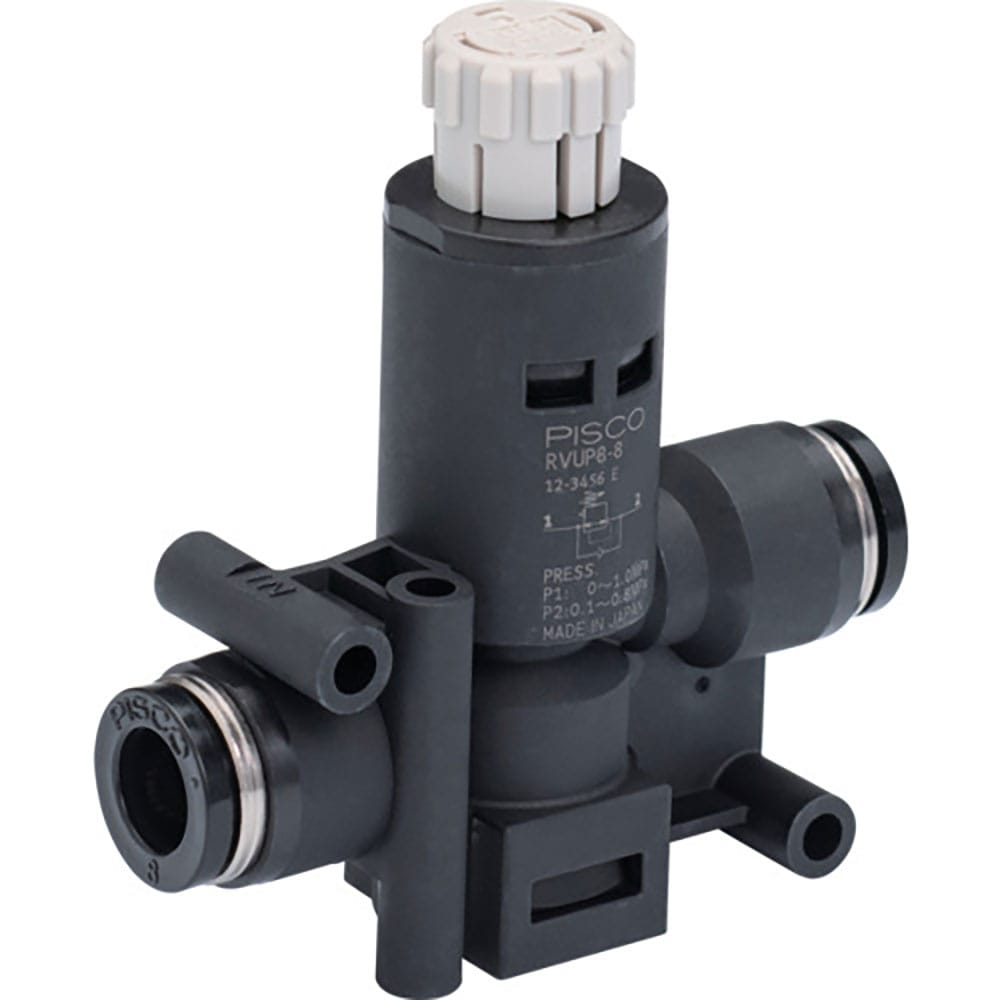 ＰＩＳＣＯ　レギュレータ　プッシュロックタイプ　ユニオン　ＲＶＵＰ６－４＿