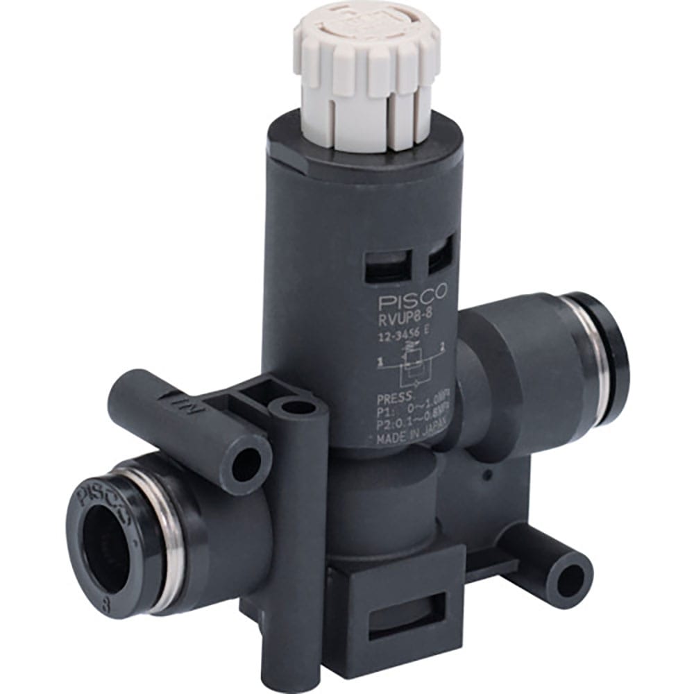 ＰＩＳＣＯ　レギュレータ　プッシュロックタイプ　ユニオン　ＲＶＵＰ８－８＿