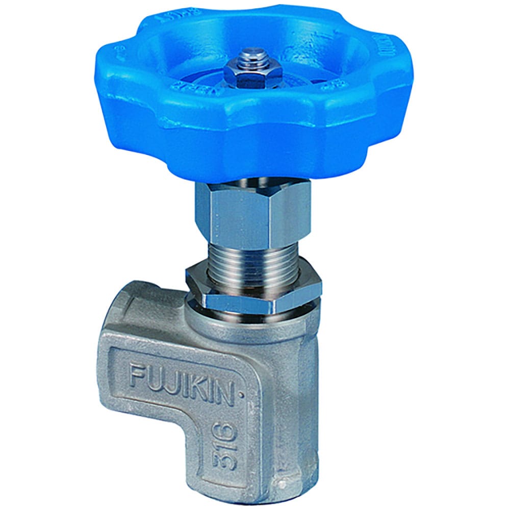 Ｆｕｊｉｋｉｎ　ステンレス鋼製ニードルストップバルブ（アングル形）　ＵＳ－３３ＰＡ－Ｒ＿