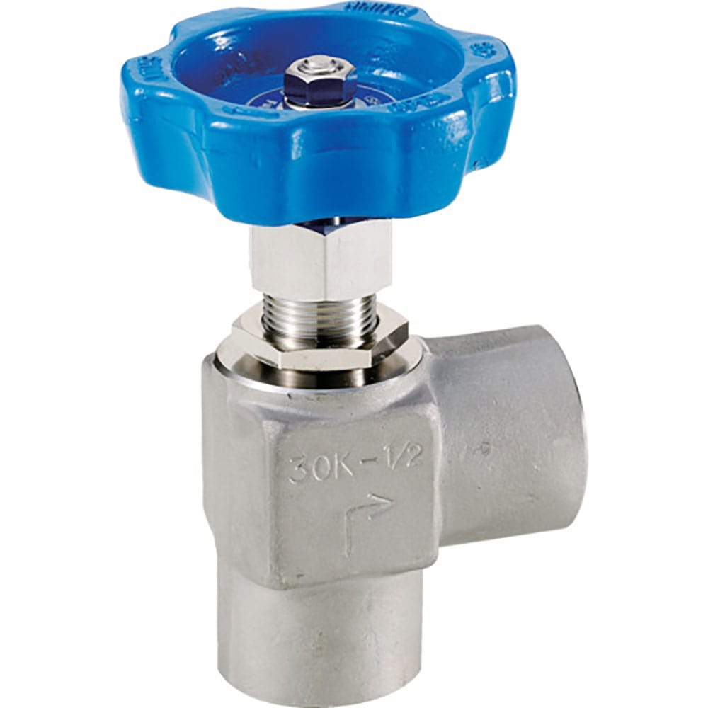 Ｆｕｊｉｋｉｎ　ステンレス鋼製ニードルストップバルブ（アングル形）　ＵＳ－３３ＰＤ－Ｒ＿