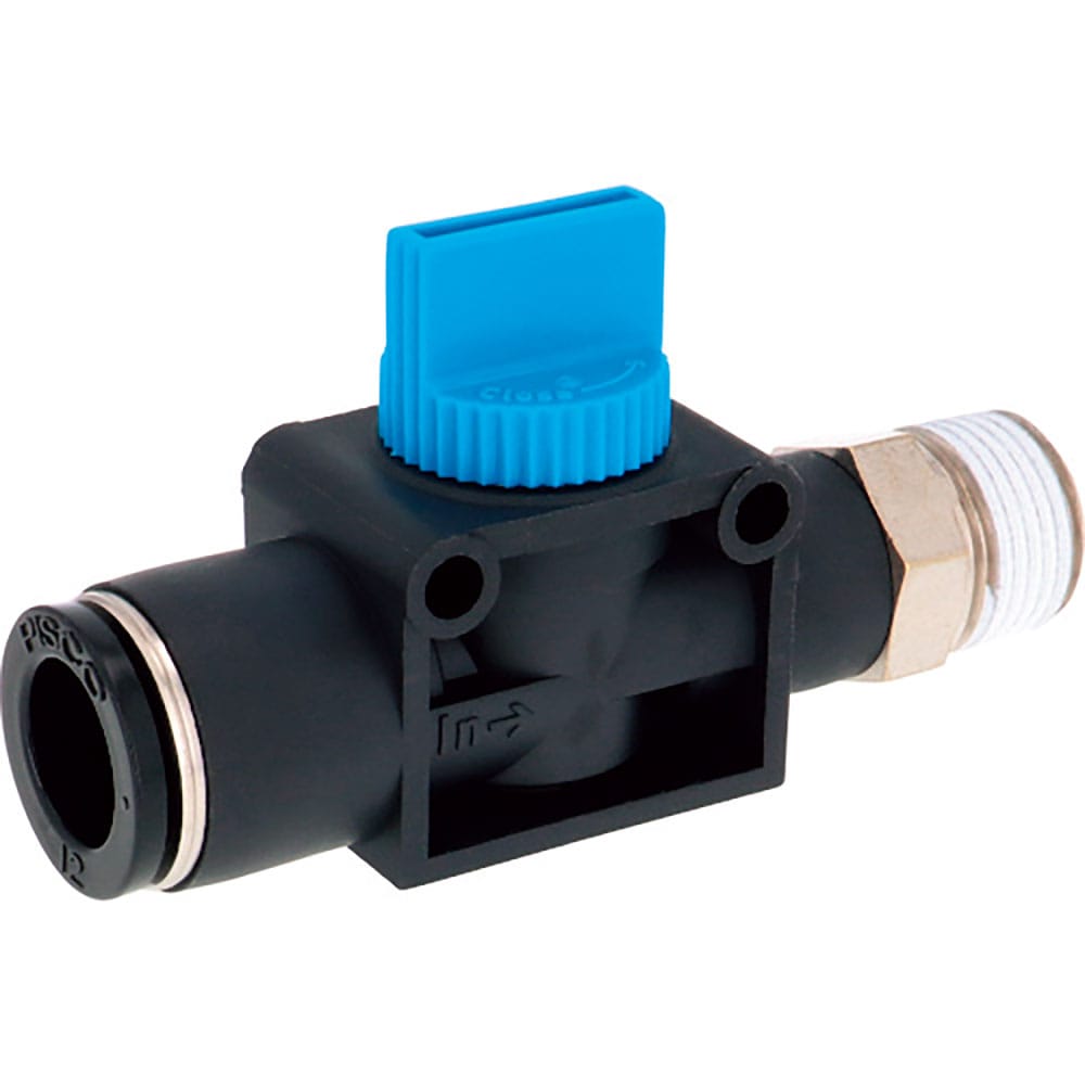ＰＩＳＣＯ　ハンドバルブ　ストレートＡ３方弁チューブ１２出力Ｒ３／８　ＨＶ１２－０３＿