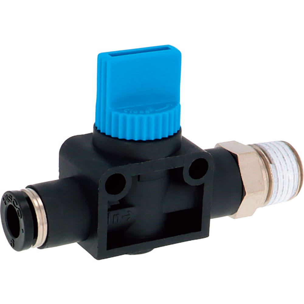 ＰＩＳＣＯ　ハンドバルブ　ストレートＡ３方弁チューブ６出力Ｒ１／４　ＨＶ６－０２＿