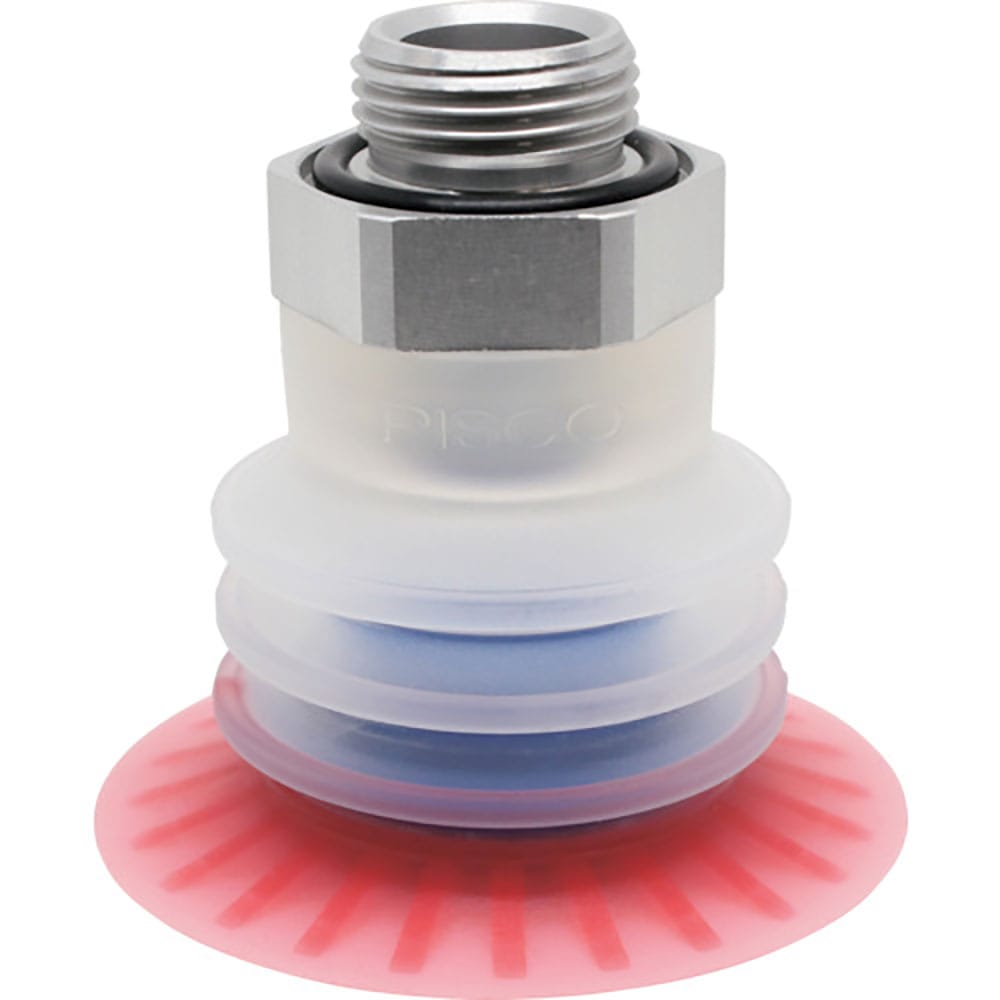 ＰＩＳＣＯ　包装袋用真空パッド直付型２０度３段Ｇ１／２球面型　ＶＰＥ５０ＰＢＳ２３－Ｇ４－ＦＳ＿