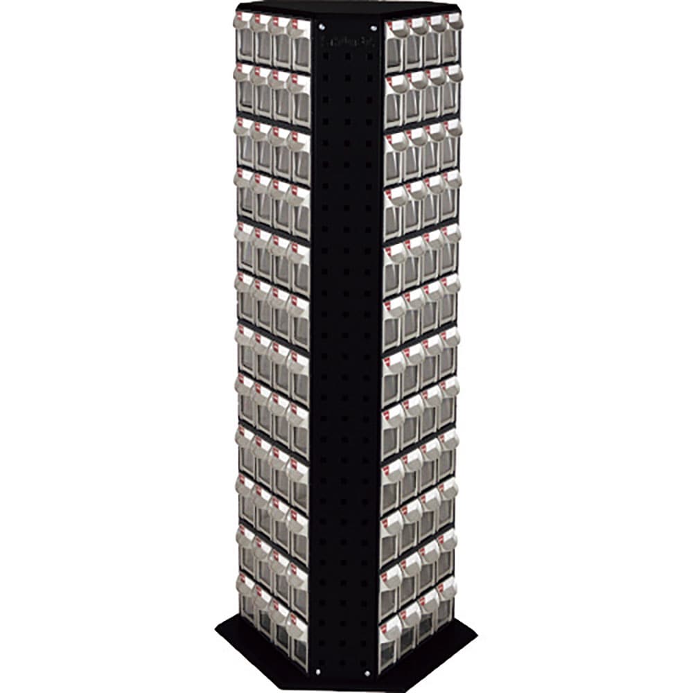 ＳＨＵＴＥＲ　回転パーツスタンド　１２３０ｍｍ　１４４引出し　黒色　ＲＦＯ－８１４４－ＢＫ＿