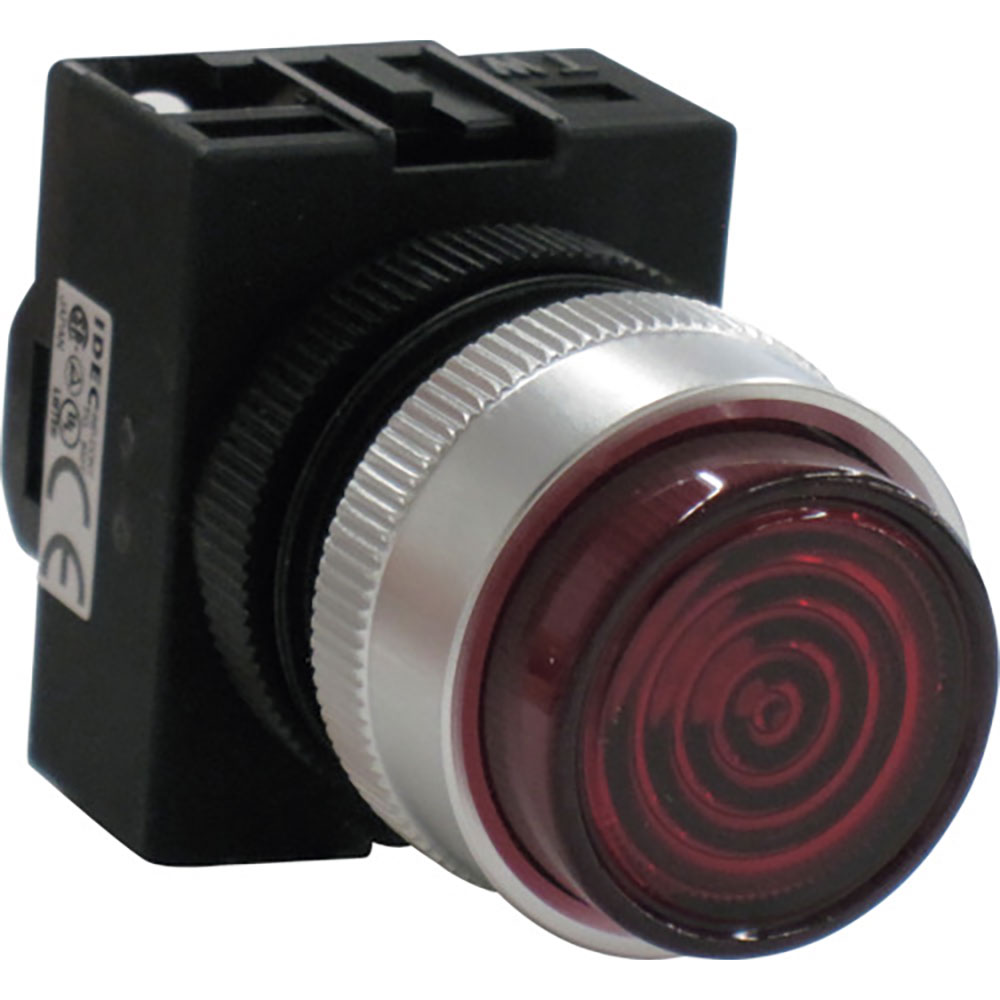 ＩＤＥＣ　Φ２２丸突形表示灯　ＡＰＷ１２２ＤＲ＿