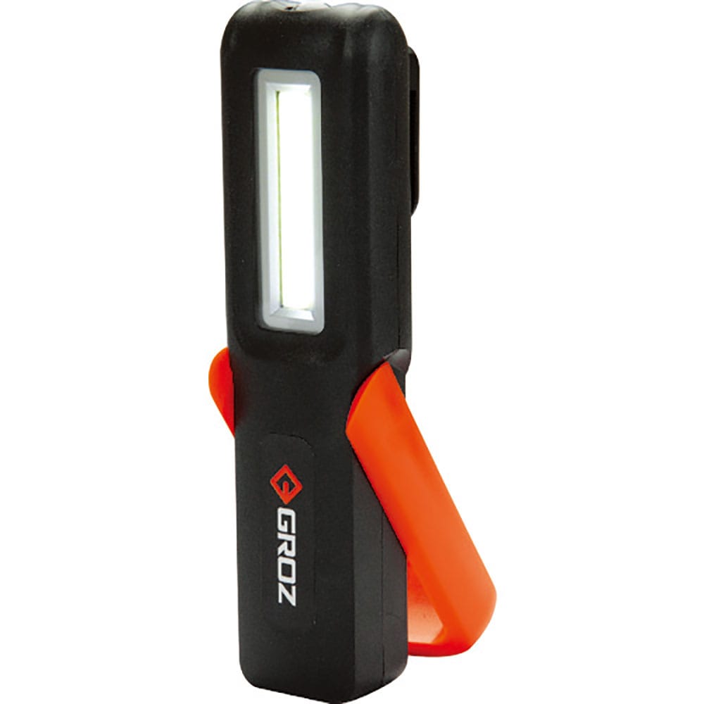 ＧＲＯＺ　充電式ＬＥＤハンドライト　３Ｗ　ＣＯＢ　ＬＥＤ／３９０＿